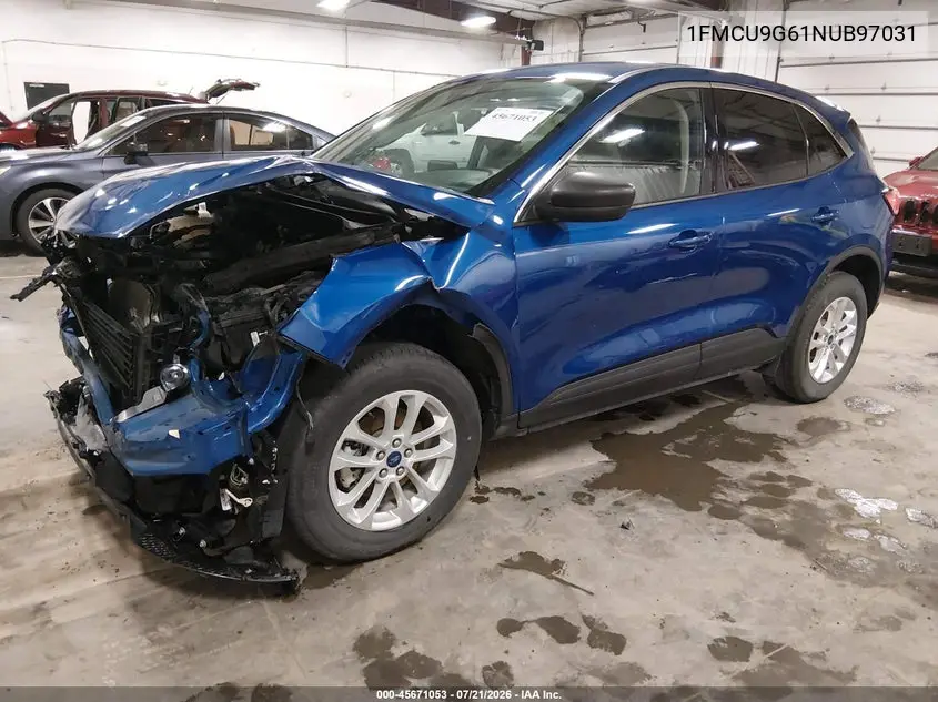 2022 Ford Escape Se VIN: 1FMCU9G61NUB97031 Lot: 45671053
