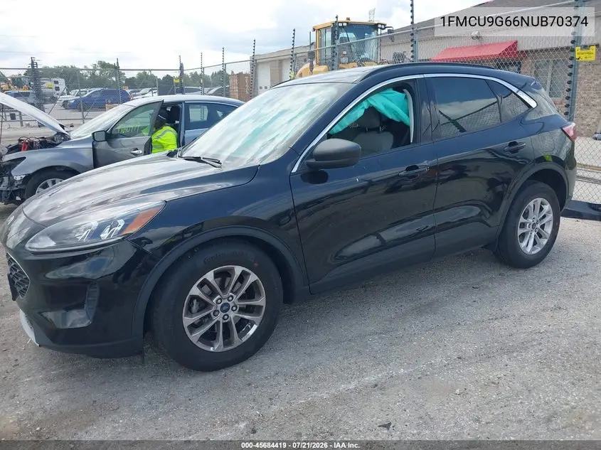 2022 Ford Escape Se VIN: 1FMCU9G66NUB70374 Lot: 45684419