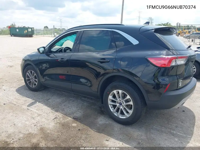 2022 Ford Escape Se VIN: 1FMCU9G66NUB70374 Lot: 45684419