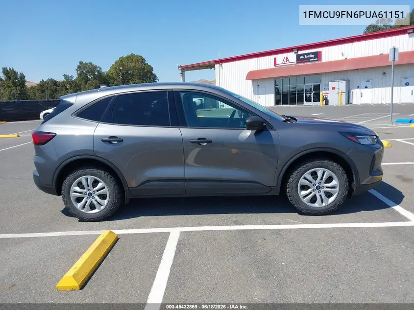 2023 Ford Escape VIN: 1FMCU9FN6PUA61151 Lot: 45432869