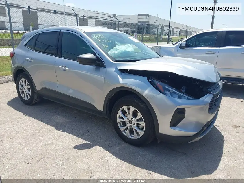 2024 Ford Escape Active VIN: 1FMCU0GN4RUB02339 Lot: 45685568