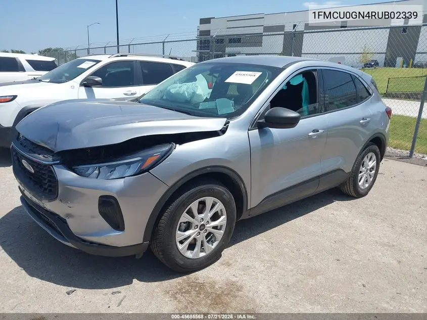2024 Ford Escape Active VIN: 1FMCU0GN4RUB02339 Lot: 45685568