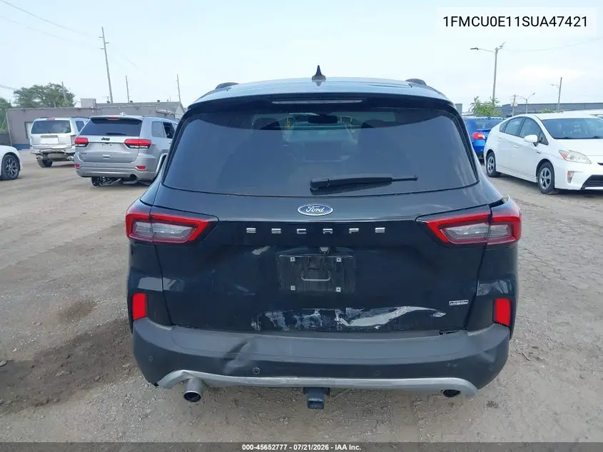 2025 Ford Escape Phev VIN: 1FMCU0E11SUA47421 Lot: 45652777