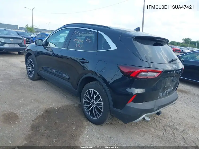 2025 Ford Escape Phev VIN: 1FMCU0E11SUA47421 Lot: 45652777