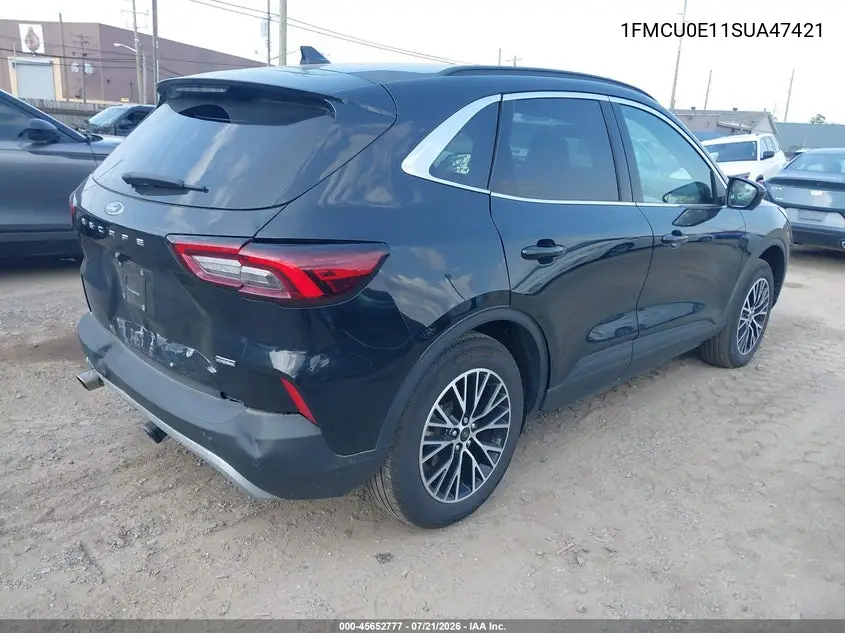 2025 Ford Escape Phev VIN: 1FMCU0E11SUA47421 Lot: 45652777