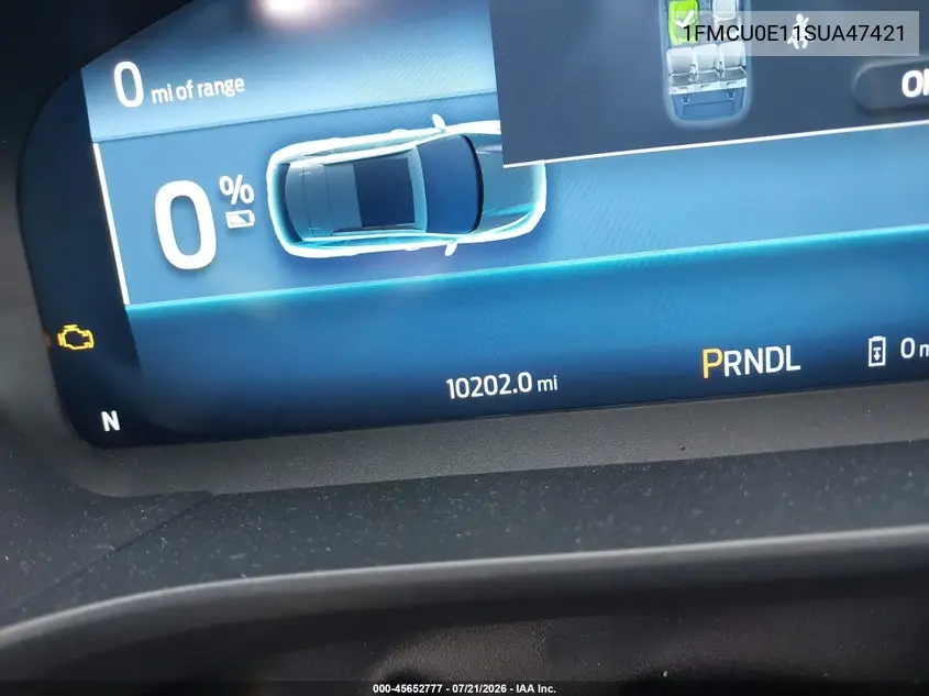 2025 Ford Escape Phev VIN: 1FMCU0E11SUA47421 Lot: 45652777
