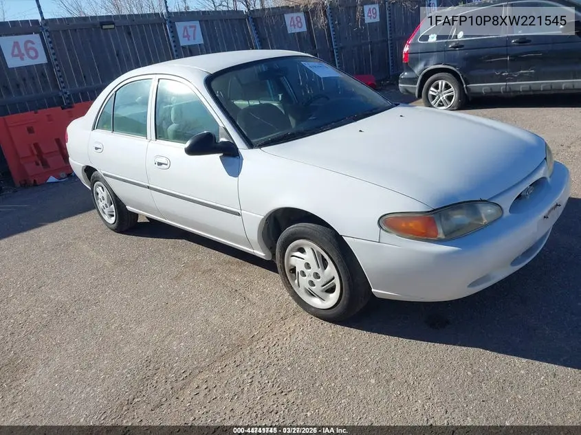 1FAFP10P8XW221545 1999 Ford Escort Lx