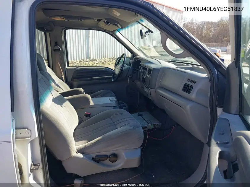 2000 Ford Excursion Xlt VIN: 1FMNU40L6YEC51837 Lot: 44624420
