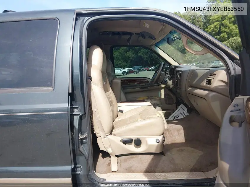 2000 Ford Excursion Limited VIN: 1FMSU43FXYEB53550 Lot: 45393016