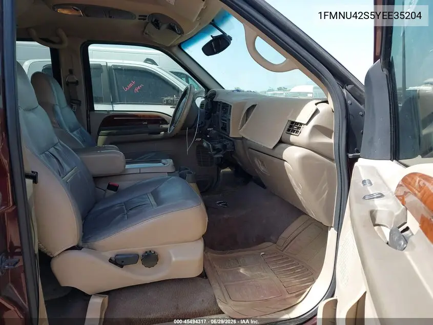 2000 Ford Excursion Limited VIN: 1FMNU42S5YEE35204 Lot: 45494317