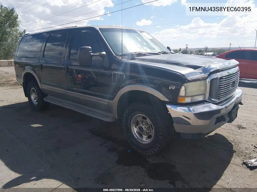 2000 Ford Excursion Limited VIN: 1FMNU43S8YEC60395 Lot: 45527895