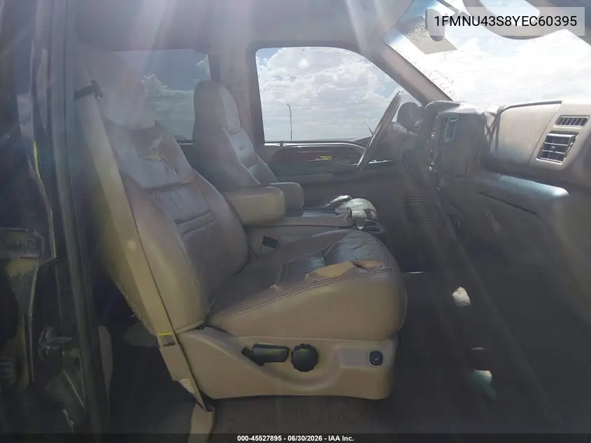 2000 Ford Excursion Limited VIN: 1FMNU43S8YEC60395 Lot: 45527895