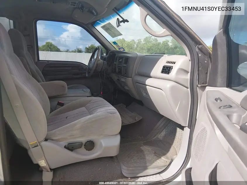 2000 Ford Excursion Xlt VIN: 1FMNU41S0YEC33453 Lot: 45549301