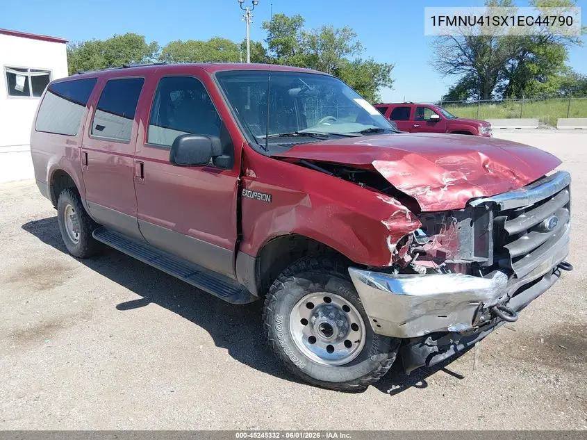 2001 Ford Excursion Xlt VIN: 1FMNU41SX1EC44790 Lot: 45245332