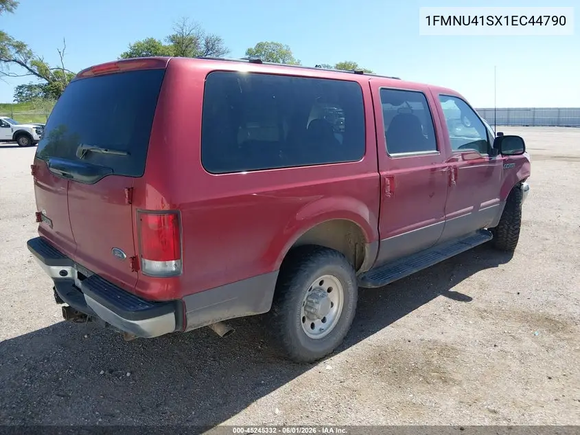 2001 Ford Excursion Xlt VIN: 1FMNU41SX1EC44790 Lot: 45245332