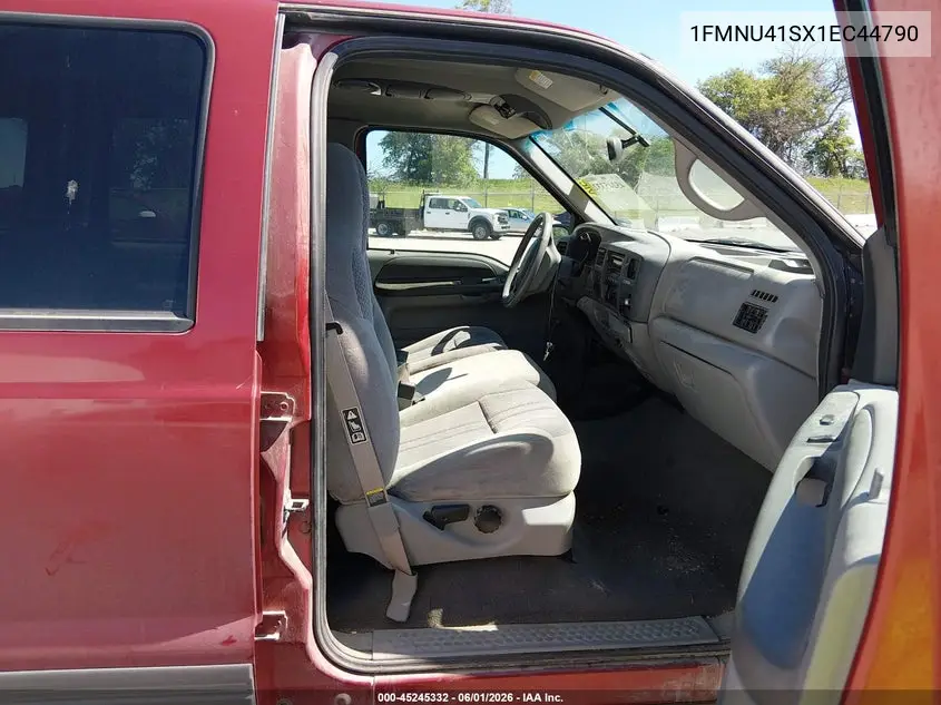 2001 Ford Excursion Xlt VIN: 1FMNU41SX1EC44790 Lot: 45245332