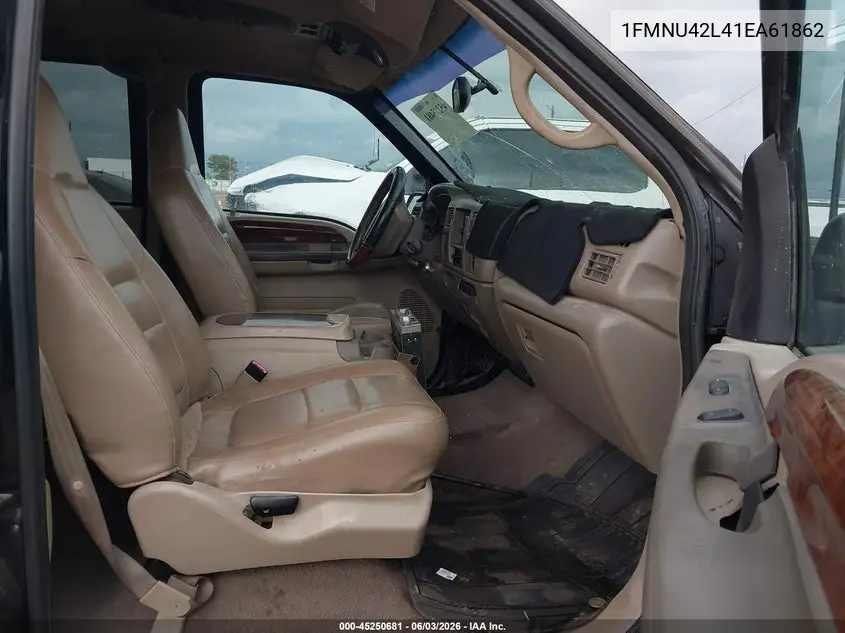 2001 Ford Excursion Limited VIN: 1FMNU42L41EA61862 Lot: 45250681
