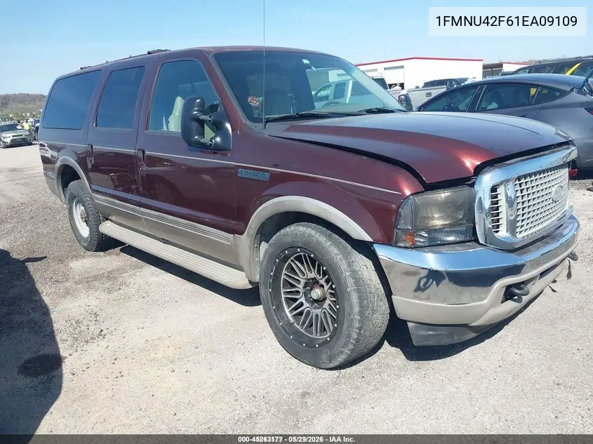 2001 Ford Excursion Limited VIN: 1FMNU42F61EA09109 Lot: 45263177