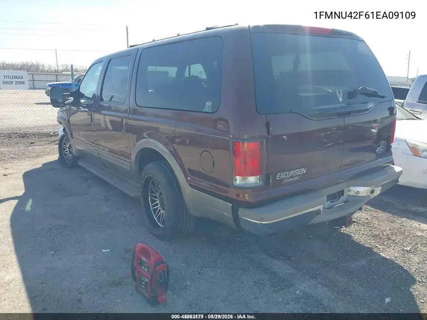 2001 Ford Excursion Limited VIN: 1FMNU42F61EA09109 Lot: 45263177