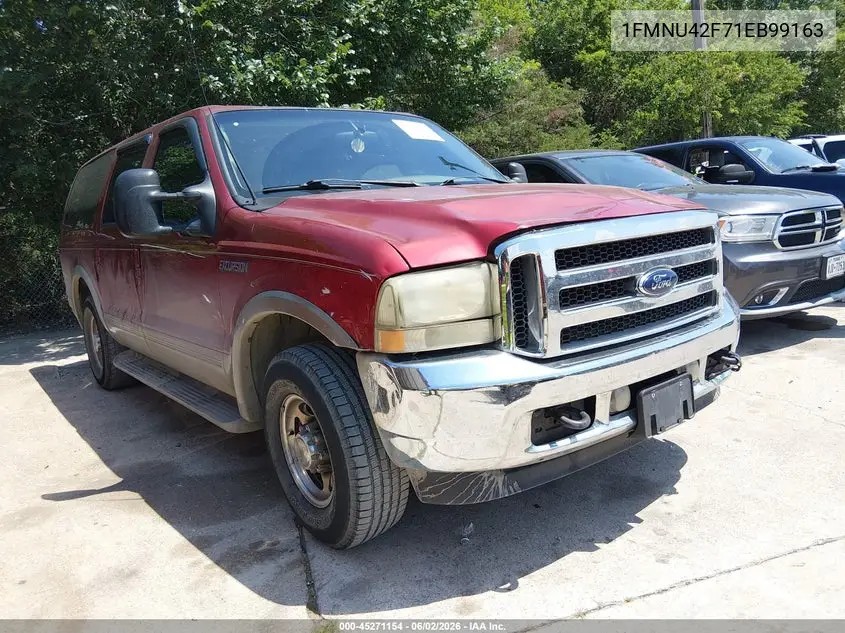 2001 Ford Excursion Limited VIN: 1FMNU42F71EB99163 Lot: 45271154