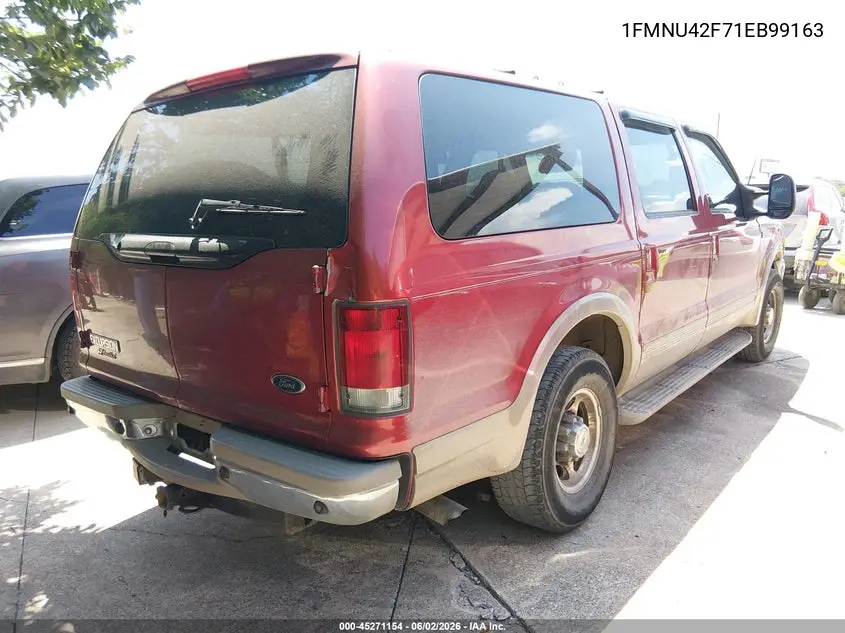 2001 Ford Excursion Limited VIN: 1FMNU42F71EB99163 Lot: 45271154