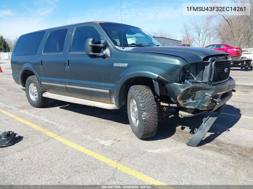 2002 Ford Excursion Limited VIN: 1FMSU43F32EC14261 Lot: 44571996