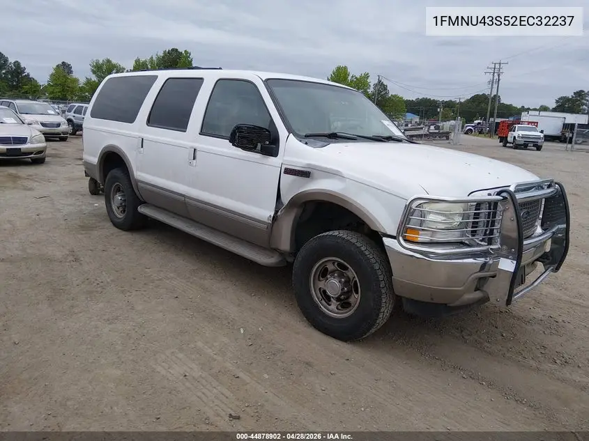 2002 Ford Excursion Limited VIN: 1FMNU43S52EC32237 Lot: 44878902