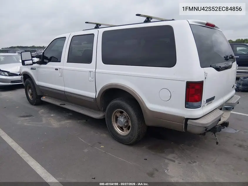 2002 Ford Excursion Limited VIN: 1FMNU42S52EC84856 Lot: 45184198