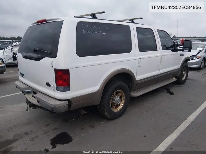 2002 Ford Excursion Limited VIN: 1FMNU42S52EC84856 Lot: 45184198