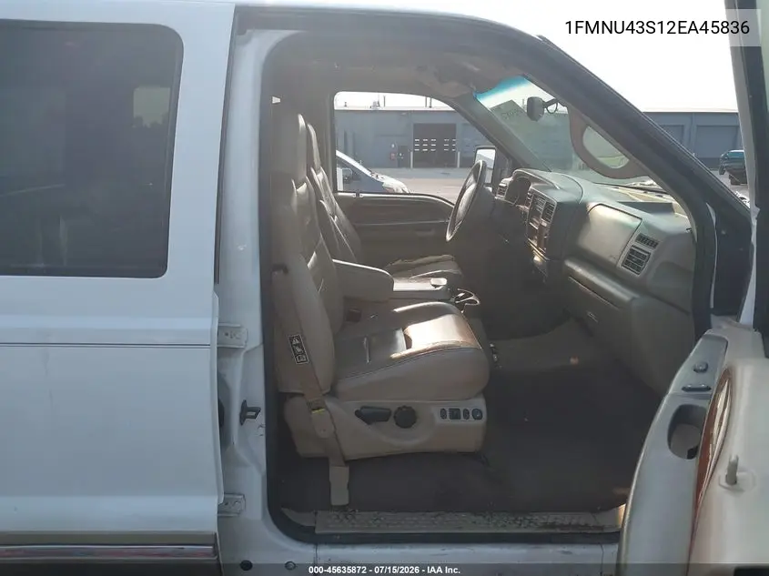 2002 Ford Excursion Limited VIN: 1FMNU43S12EA45836 Lot: 45635872