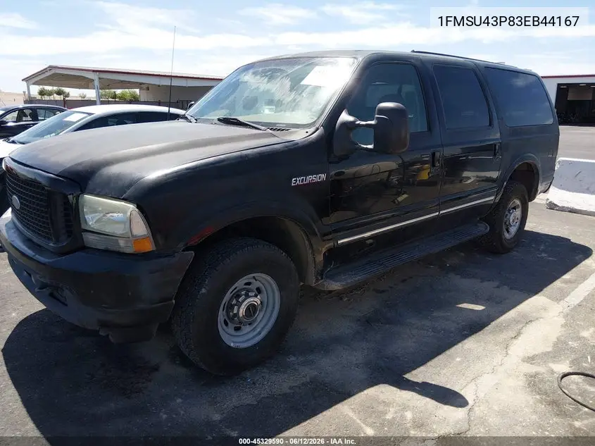 2003 Ford Excursion Limited VIN: 1FMSU43P83EB44167 Lot: 45329590