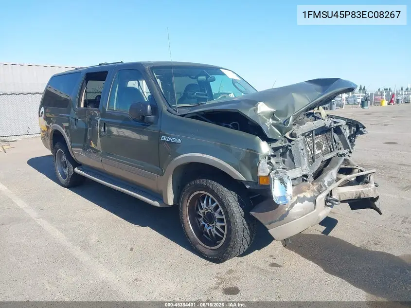 2003 Ford Excursion Eddie Bauer VIN: 1FMSU45P83EC08267 Lot: 45384401