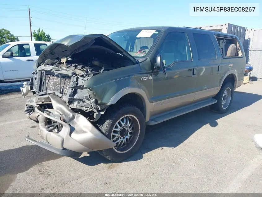 2003 Ford Excursion Eddie Bauer VIN: 1FMSU45P83EC08267 Lot: 45384401