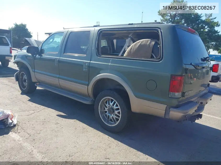 2003 Ford Excursion Eddie Bauer VIN: 1FMSU45P83EC08267 Lot: 45384401