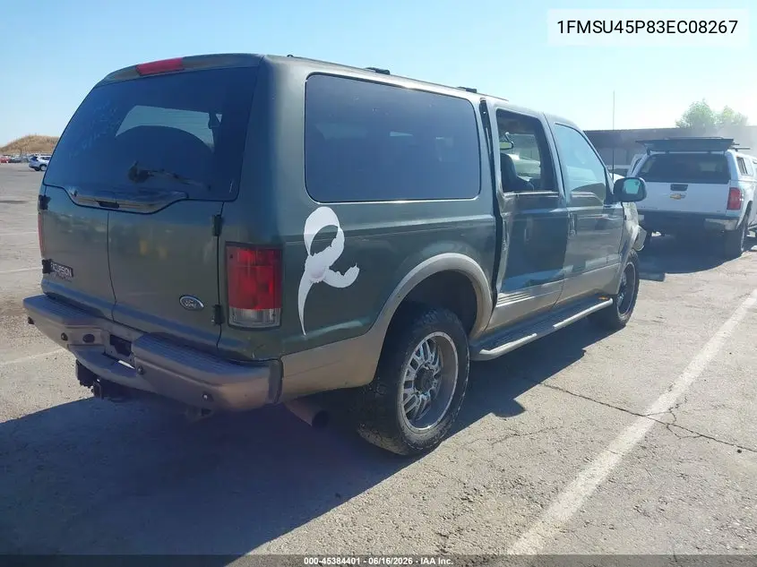 2003 Ford Excursion Eddie Bauer VIN: 1FMSU45P83EC08267 Lot: 45384401
