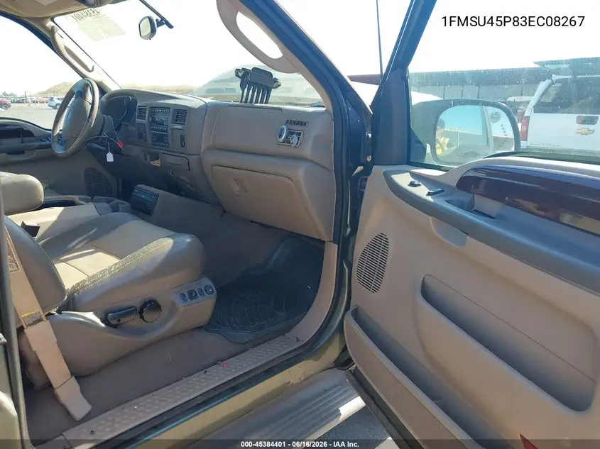 2003 Ford Excursion Eddie Bauer VIN: 1FMSU45P83EC08267 Lot: 45384401