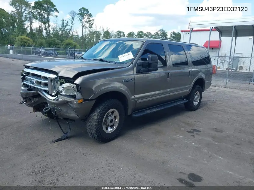 2003 Ford Excursion Limited VIN: 1FMSU43P23ED32120 Lot: 45433944