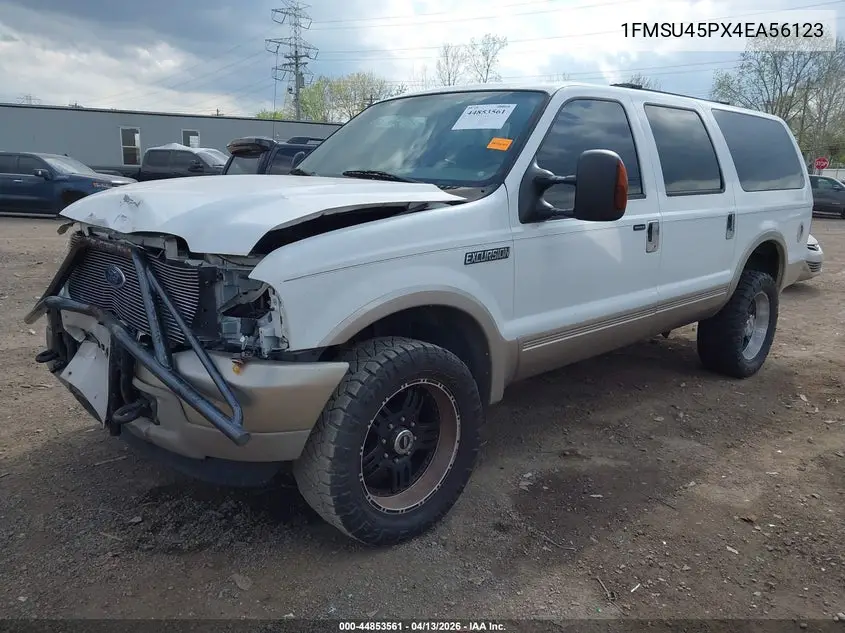 2004 Ford Excursion Eddie Bauer VIN: 1FMSU45PX4EA56123 Lot: 44853561