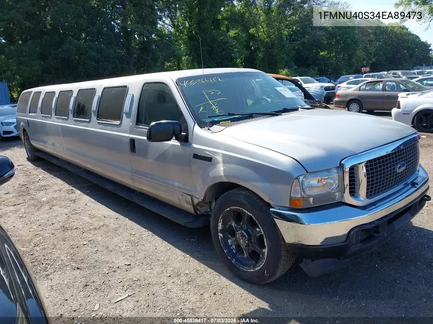 2004 Ford Excursion Xls/Xlt VIN: 1FMNU40S34EA89473 Lot: 45536417