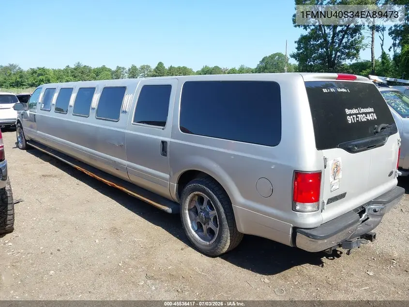 2004 Ford Excursion Xls/Xlt VIN: 1FMNU40S34EA89473 Lot: 45536417
