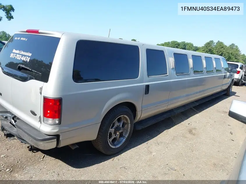 2004 Ford Excursion Xls/Xlt VIN: 1FMNU40S34EA89473 Lot: 45536417