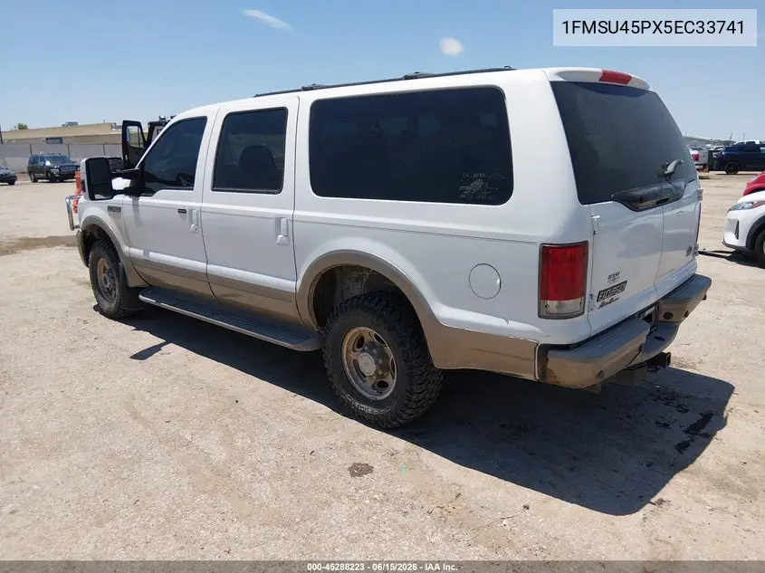 2005 Ford Excursion Eddie Bauer VIN: 1FMSU45PX5EC33741 Lot: 45288223