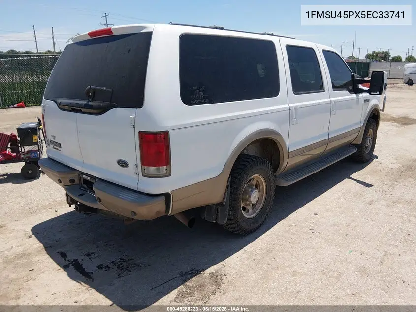 2005 Ford Excursion Eddie Bauer VIN: 1FMSU45PX5EC33741 Lot: 45288223