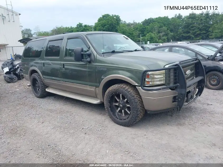 2005 Ford Excursion Eddie Bauer VIN: 1FMNU44P65ED41112 Lot: 45434482