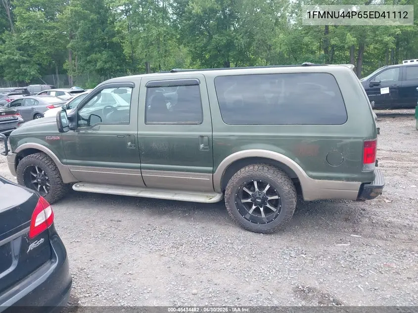 2005 Ford Excursion Eddie Bauer VIN: 1FMNU44P65ED41112 Lot: 45434482
