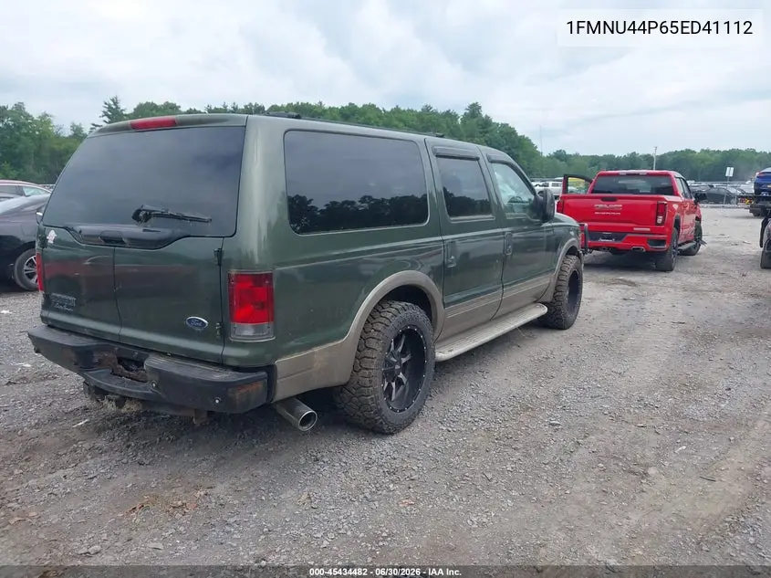 2005 Ford Excursion Eddie Bauer VIN: 1FMNU44P65ED41112 Lot: 45434482