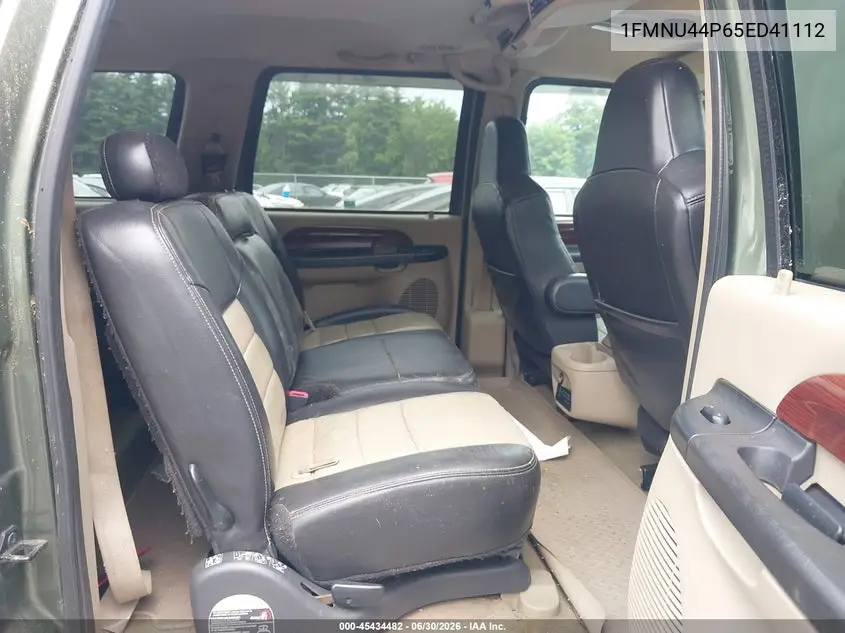2005 Ford Excursion Eddie Bauer VIN: 1FMNU44P65ED41112 Lot: 45434482