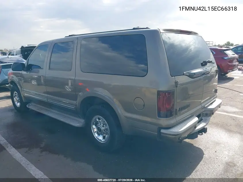 2005 Ford Excursion Limited VIN: 1FMNU42L15EC66318 Lot: 45637720