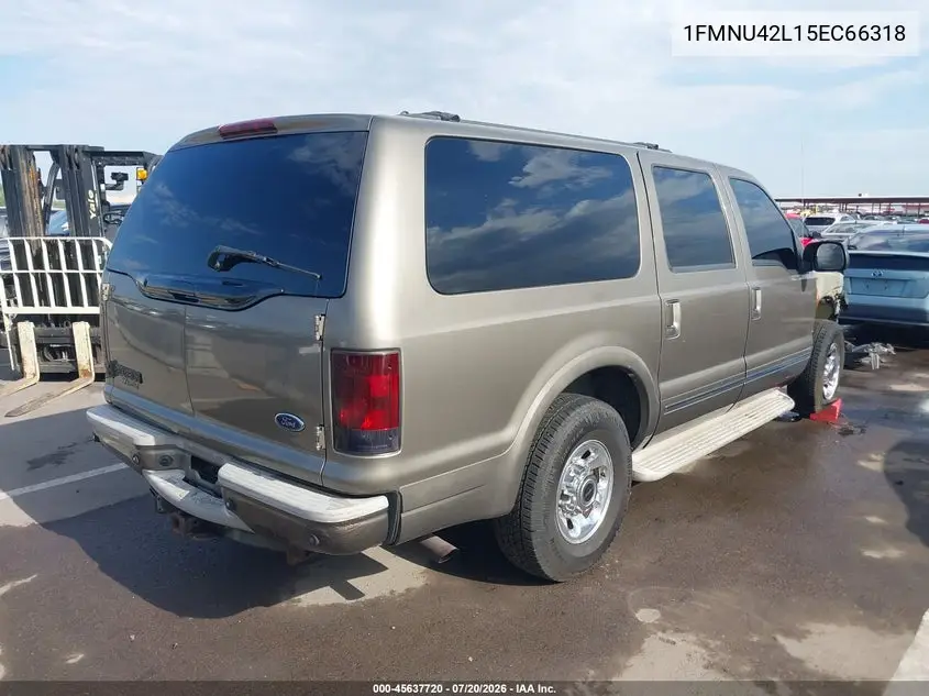 2005 Ford Excursion Limited VIN: 1FMNU42L15EC66318 Lot: 45637720