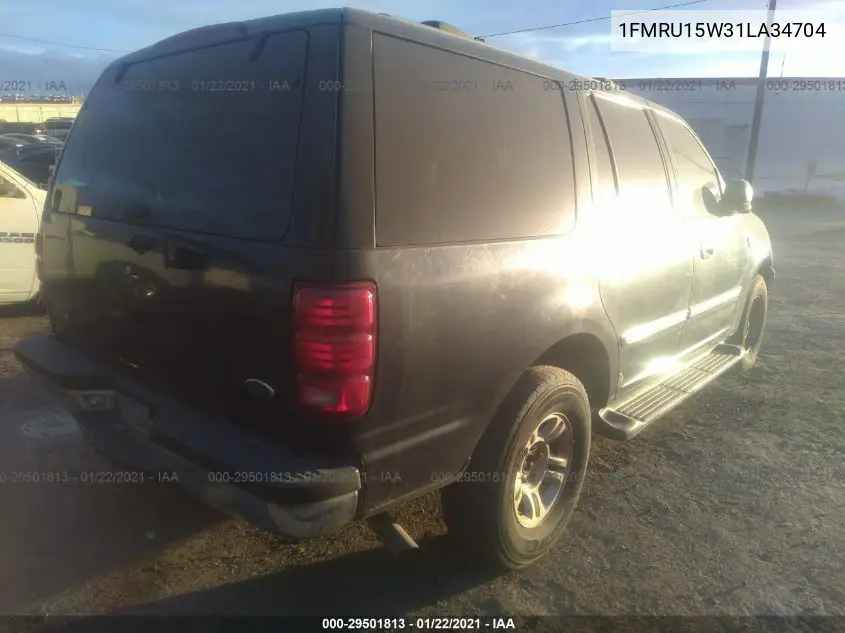 1FMRU15W31LA34704 2001 Ford Expedition Xlt